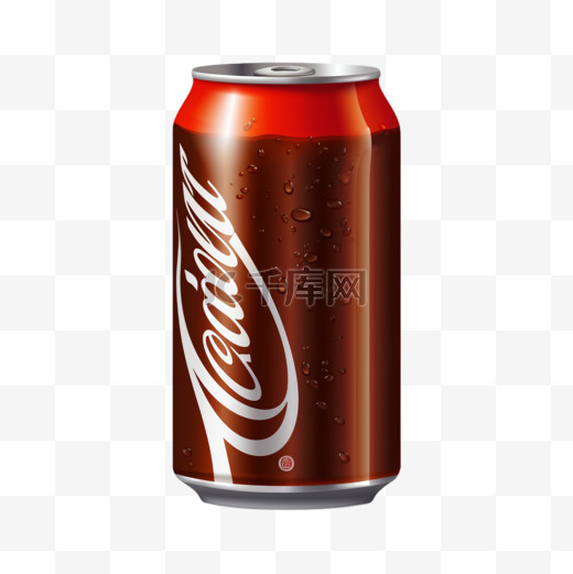 可乐3d易拉罐AI元素立体免扣图案图片
