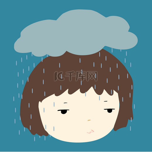 Why does it always rain on me vector 图片