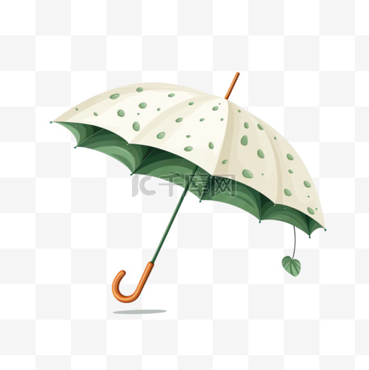 季风季节的可爱雨伞图片