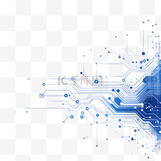 复制空格蓝色电路数字背景图片