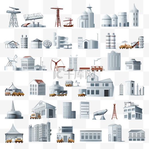 建筑行业元素集图片