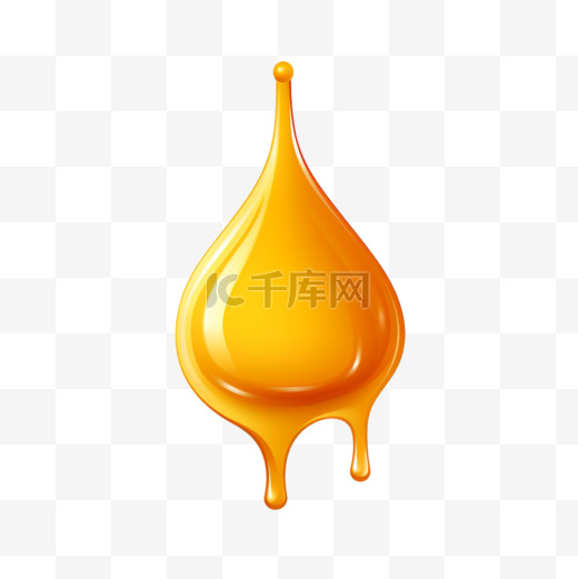 卡通蜂蜜滴美味滴融化的液体糖浆黄色滴飞溅滴橙色滴焦糖流动滴甜美的天然产品整洁的设计矢量插图图片