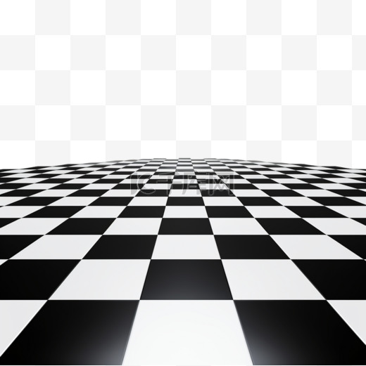 黑色跳棋方块背景。图片