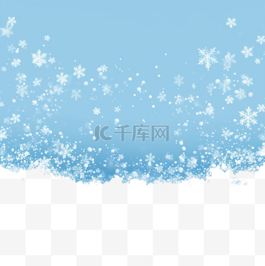 雪暴雪真实叠加背景。雪花在透明的背景上孤零零地在天空中飞舞。圣诞节设计的背景。矢量插图第10集图片
