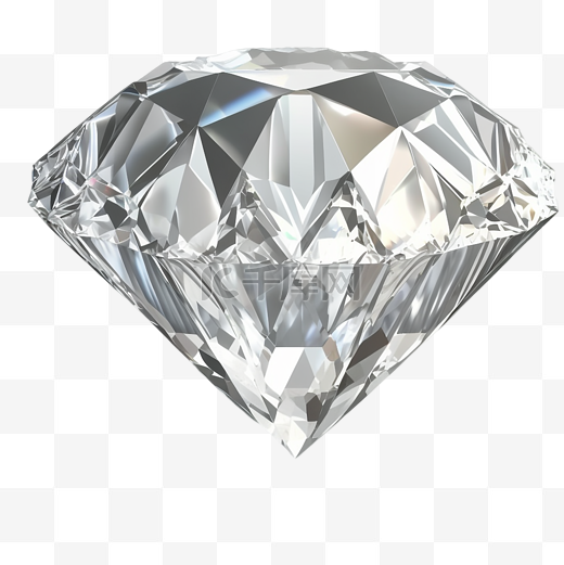 钻石宝石珠宝写实透明图片