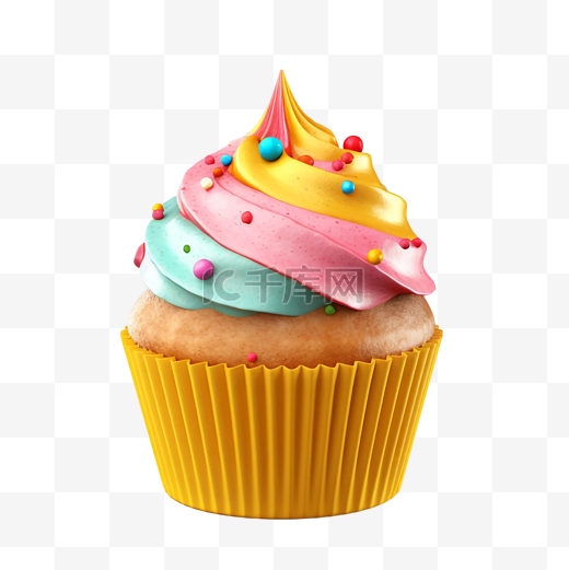 蛋糕奶油甜食彩色图片