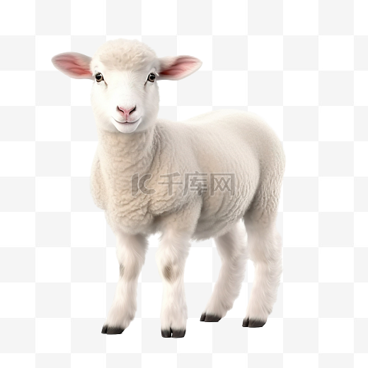 可爱的羊动物图片