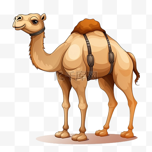 骆驼卡通动物图片