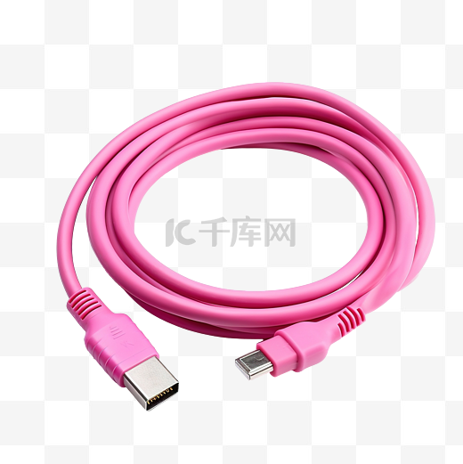 粉色 c 型 USB 电缆转 c 型图片