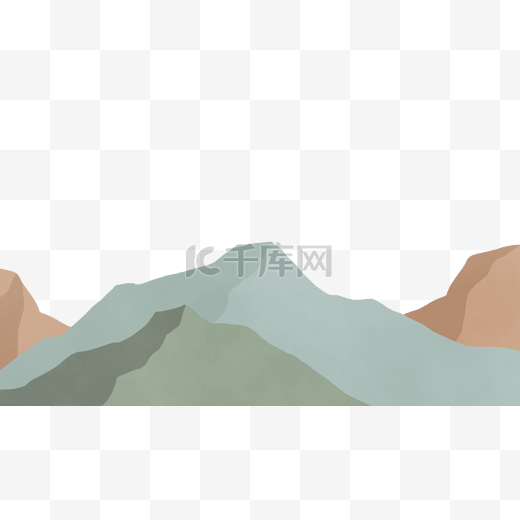 山峰风景纹理绿色横图图片