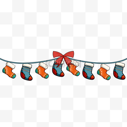 圣诞袜挂饰圣诞节图片