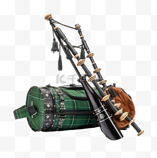 爱尔兰风笛 圣帕特里克节 爱尔兰乐器图片