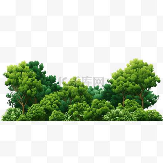 绿树横幅图片
