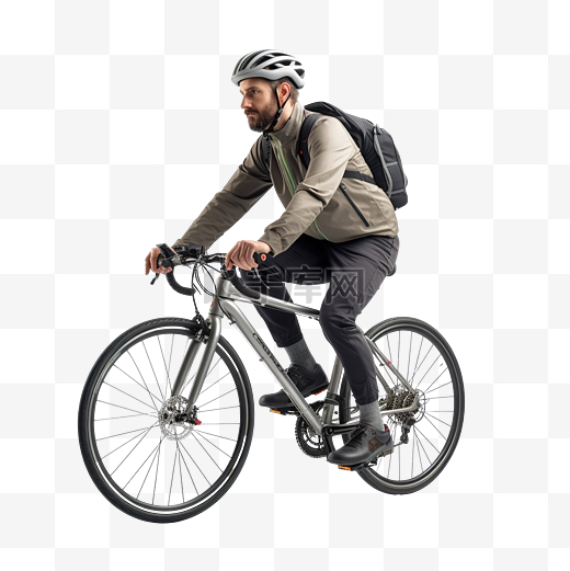 从侧面看骑自行车的人骑自行车图片