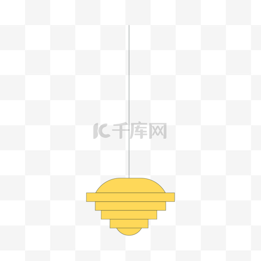吊灯灯具黄色图片
