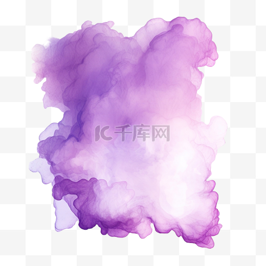 紫色渐变云音符图片