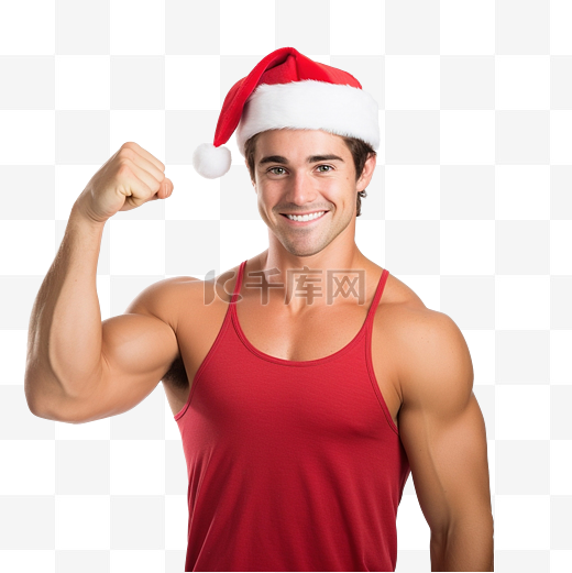 圣诞节健身图片
