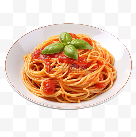 盘子里的意大利面图片