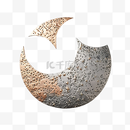 金属月亮装饰图片