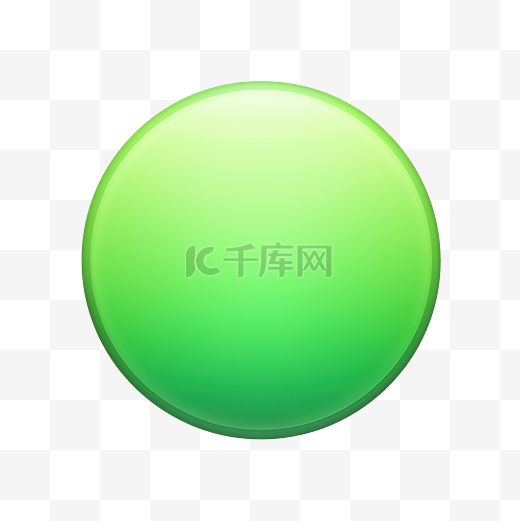 绿色渐变圆圈渐变圆圈按钮图片