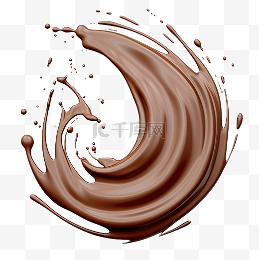 巧克力流效果符号百分比标记图片
