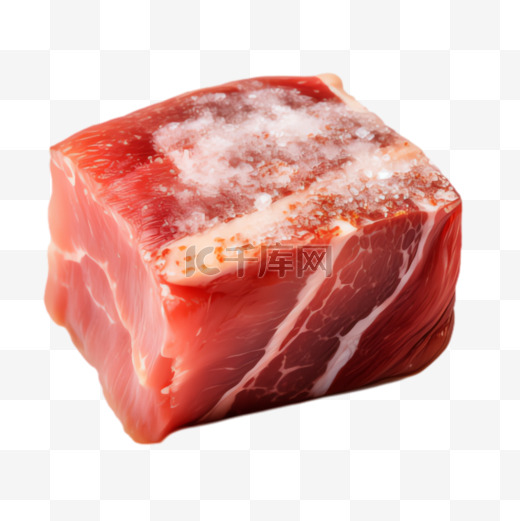 肉块食物元素立体免抠图案图片