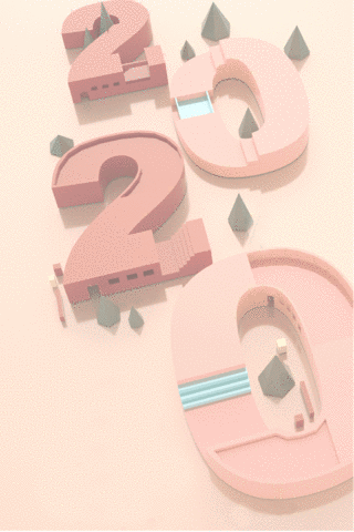 20205202020520情人节粉色插画风3D风海报