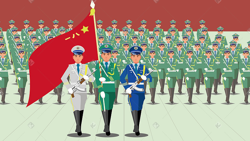 走正步的中国人民解放军党图片