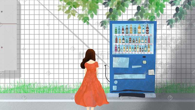 城市生活之饮料自动零售机图片