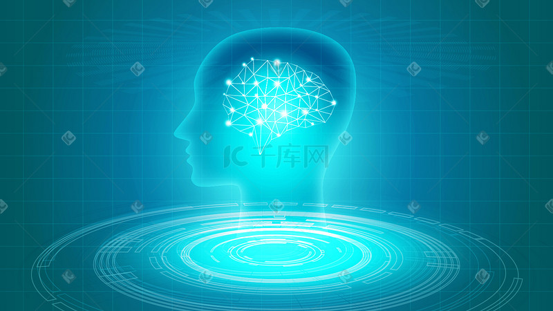 医疗技术之数字化扫描大脑空间科技图片