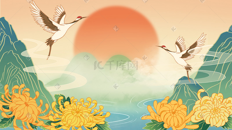 重阳节温馨海报设计图片