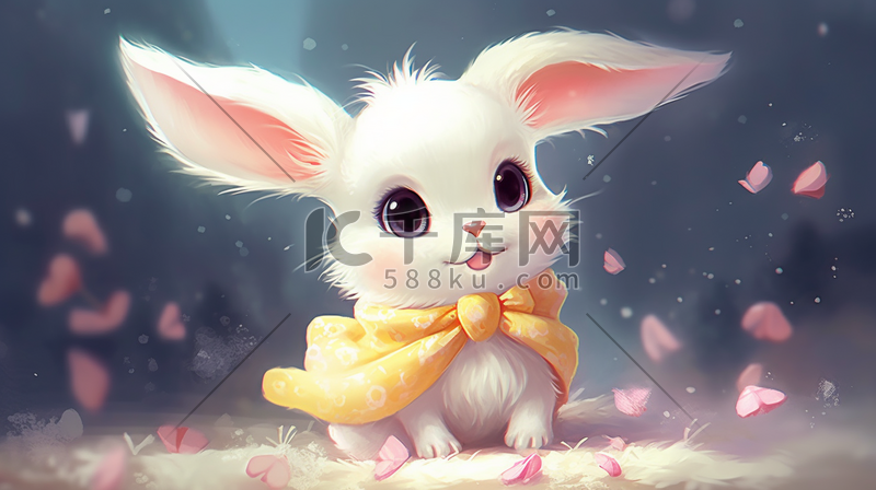 可爱的萌宠小兔子图片