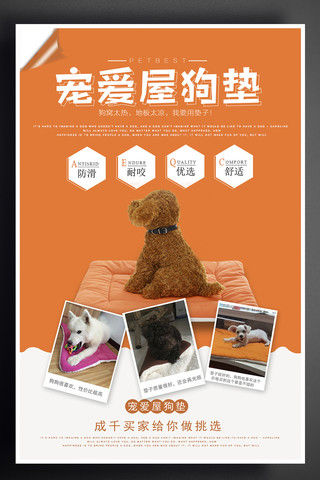 美容宠物海报海报模板_创意卡通宠物店宣传促销海报