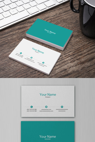 名片设计高档名片海报模板_商务名片模板个人名片设计