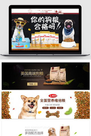 天猫春季海报海报模板_淘宝天猫宠物狗粮海报设计