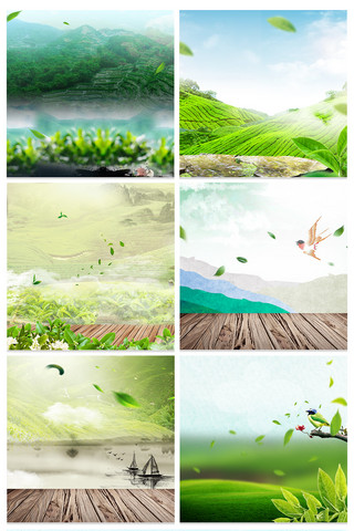 中国风背景模板海报模板_淘宝天猫茶叶主图背景模板