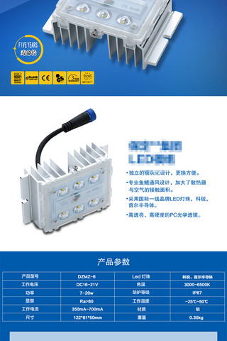 智慧模组海报模板_淘宝天猫LED灯