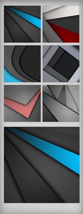 几何色块黑色金属淘宝素材背景