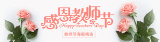 教师节唯美海报模板_清新唯美教师节banner海报设计