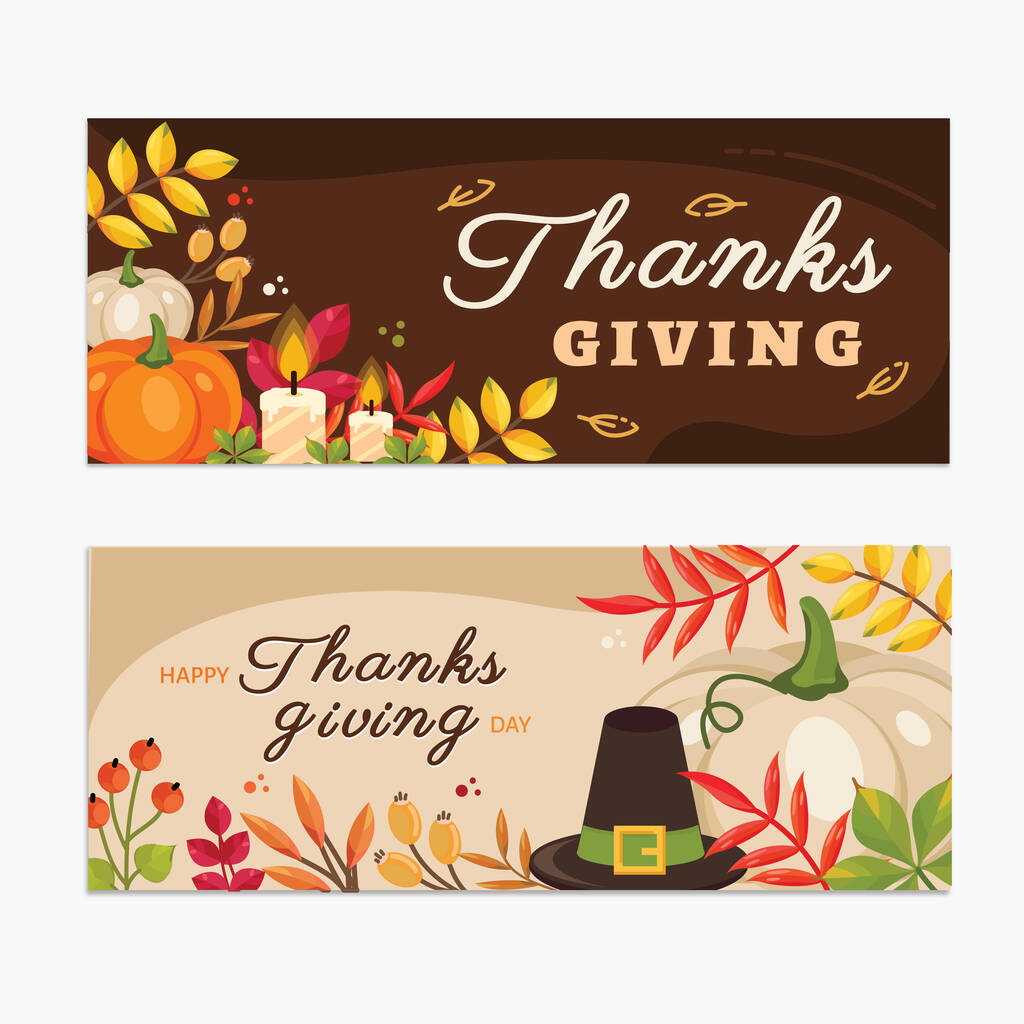 感恩节。标志，文字设计。贺卡和招贴画的字体。谢谢你.图片