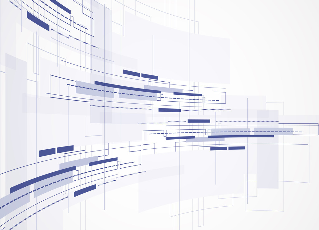 抽象的技术背景。未来的技术接口。Vecto图片