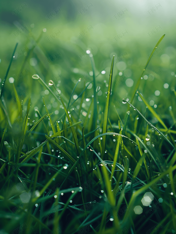 小草雨水露珠