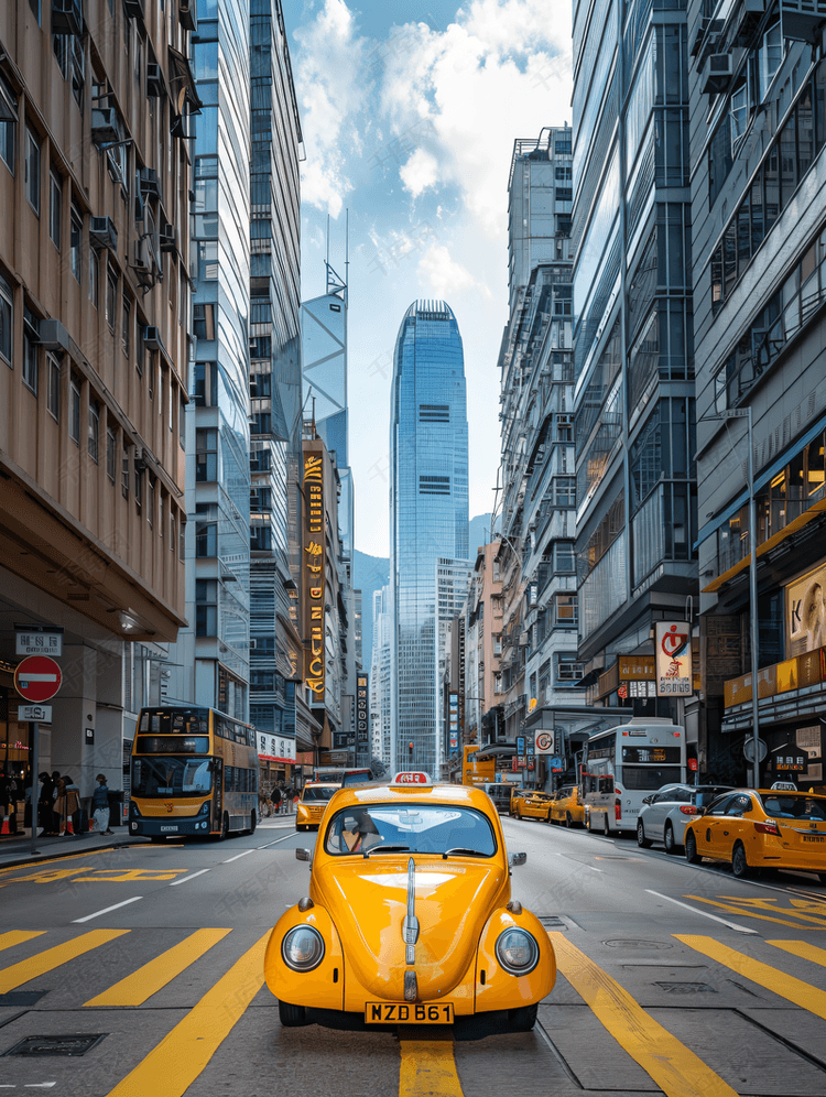 香港街景叮叮车