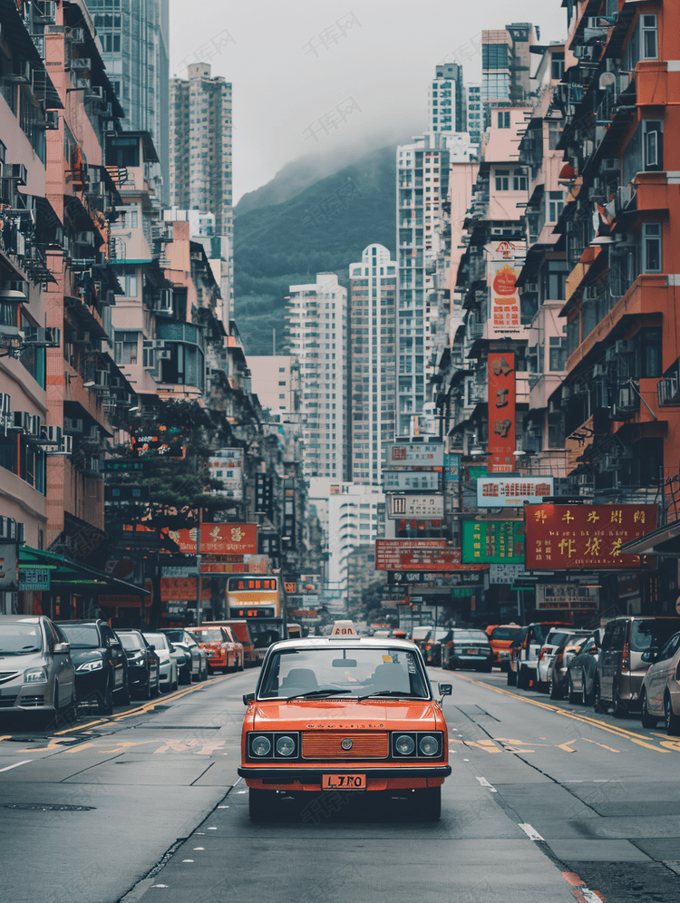 香港街景叮叮车