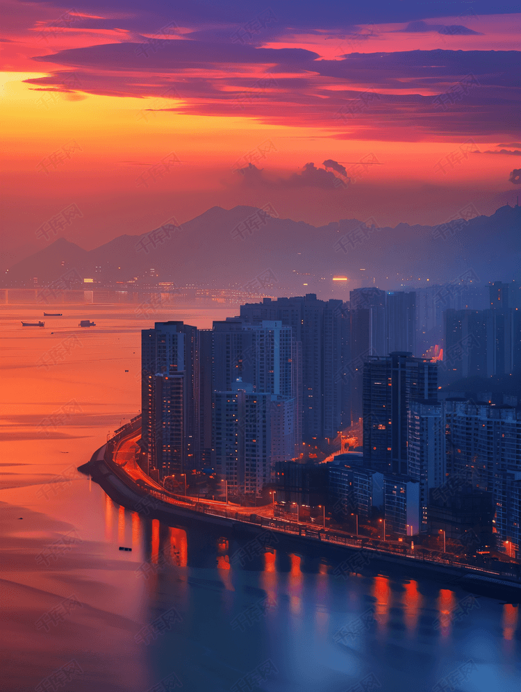 多彩晨曦粤港澳大湾区