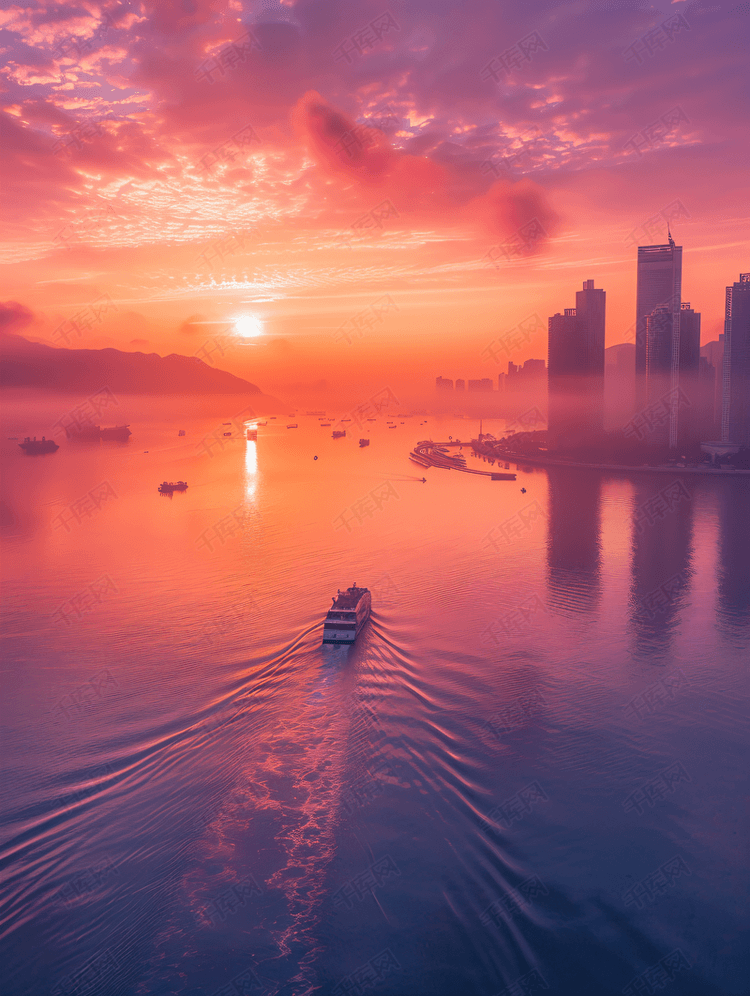 多彩晨曦粤港澳大湾区