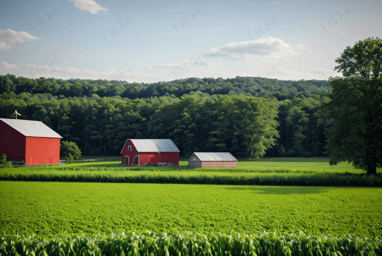 绿色大型农场摄影图9