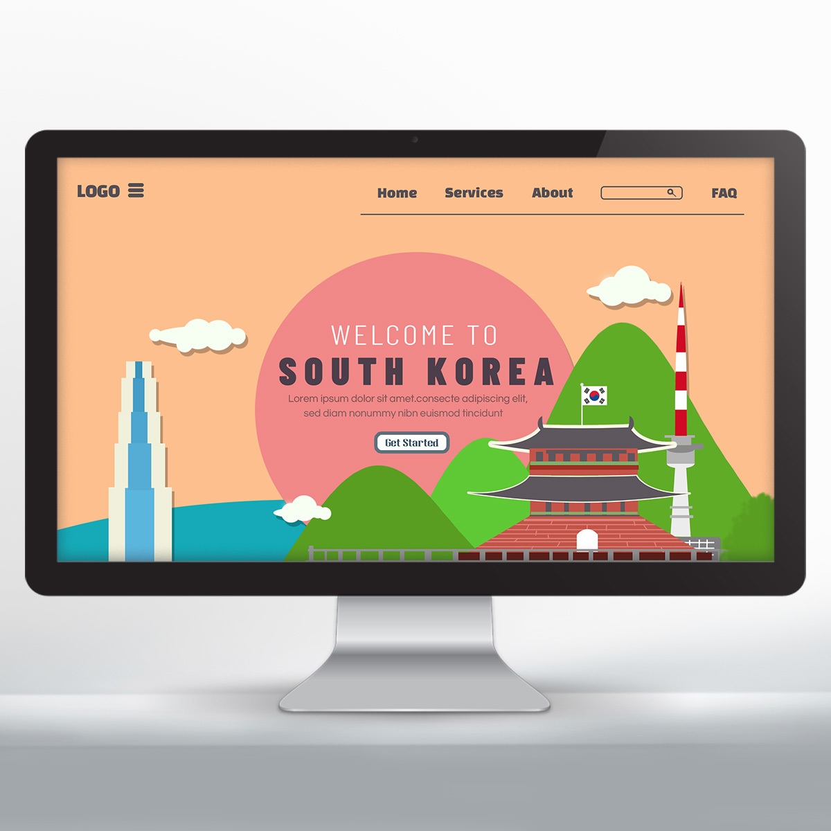 欢迎来到韩国旅游宣传主页南大门图片