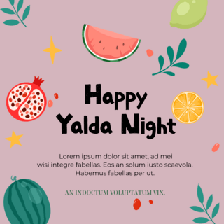 淡紫色背景yalda night sns