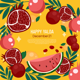 金黄色happy yalda night